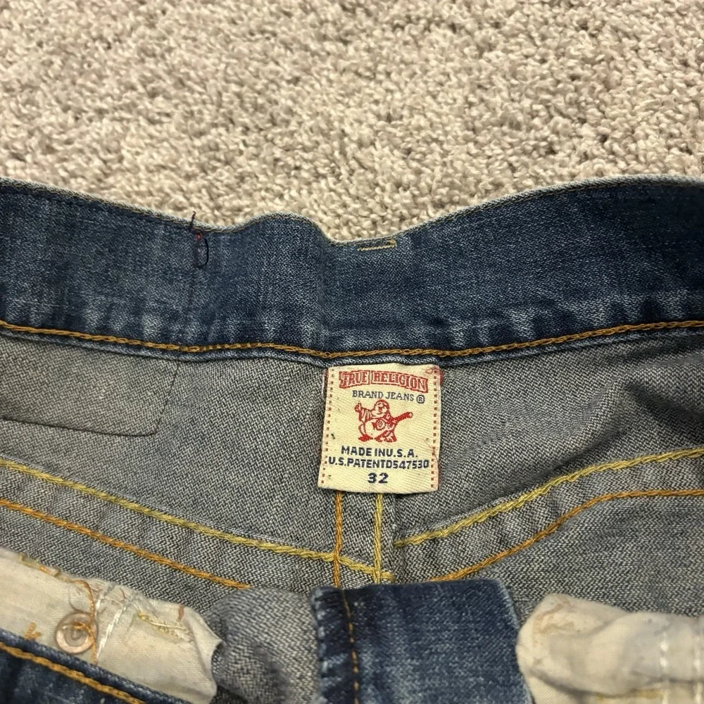 Y2K True Religion Billy Super T Jeans 32x33 FIT 34x33 5 Pocket USA Unique Biker